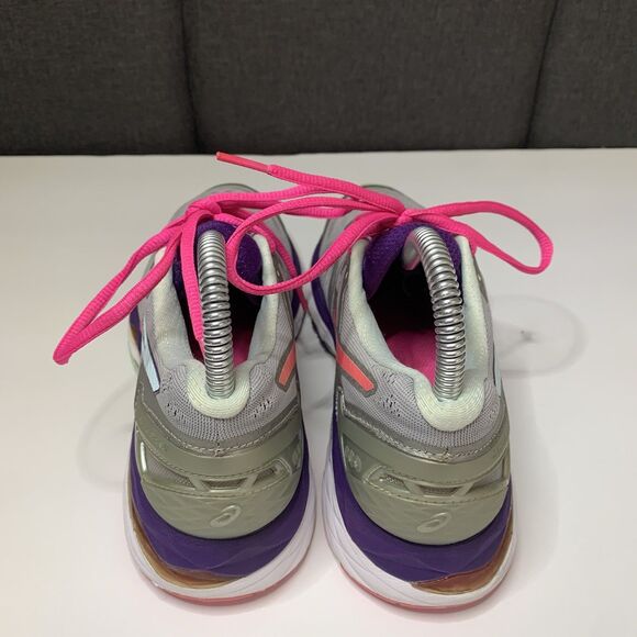 Womens Asics GEL-Kayano 23 Running Shoes Silver/Pink/Purple Size 6.5 - Picture 5 of 8